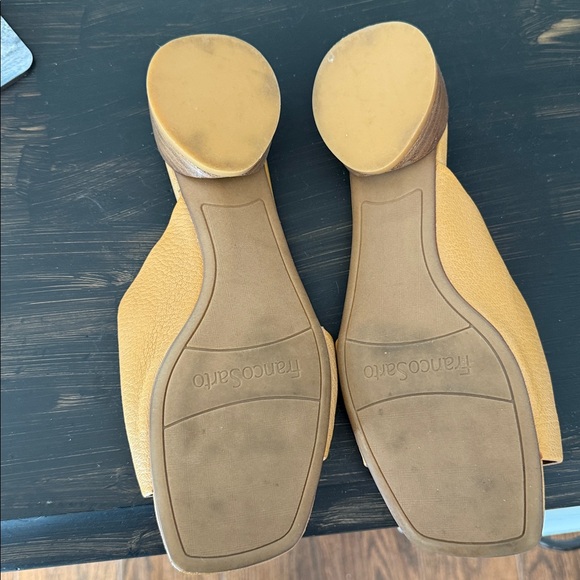 Franco Sarto Women's Brown Leather Mules - Picture 4 of 4